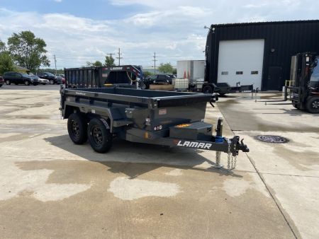 New Lamar 60"X10' Mini Dump Trailer 7K