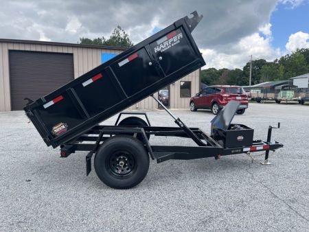 New 2027 PROSPECTOR 5X8 6K SINGLE AXLE DUMP TRAILER WITH 2' WALLS