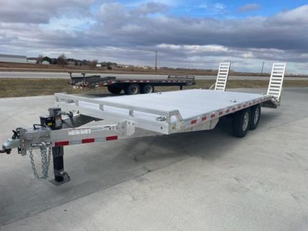 New 2025 Aluma 1022-14K Aluminum Deckover Equipment Trailer
