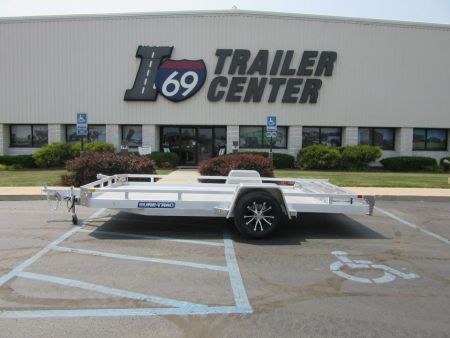 New 2026 Sure-Trac 7 x 14 ST-LSA8214-030 Aluminum Low Side Utility Trailer 3K