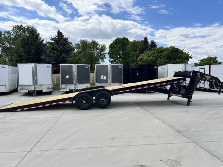 New 2026 H&H Gooseneck SPEEDLOADER 28' POWER TILT 14K, winch plate