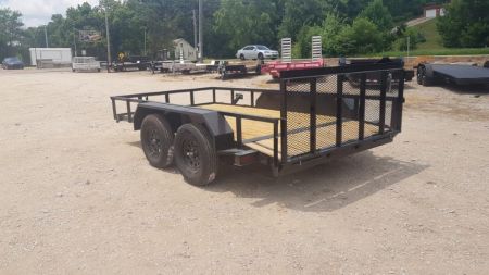 New 2026 MEB 77x12 Utility Trailer w/Gate 7K