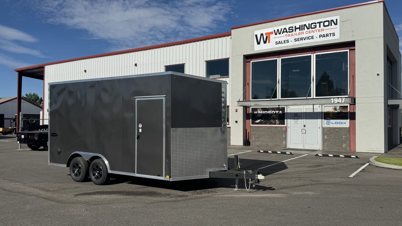 New 2026 Look Trailers 8.5x16 V-Nose 10k GVWR Car Hauler Trailer