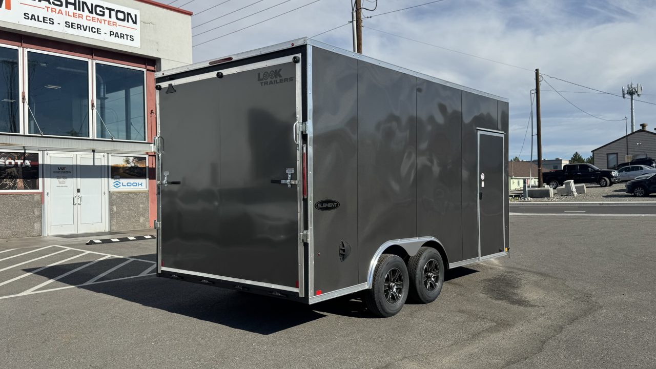 New 2026 Look Trailers 8.5x16 V-Nose 10k GVWR Car Hauler Trailer