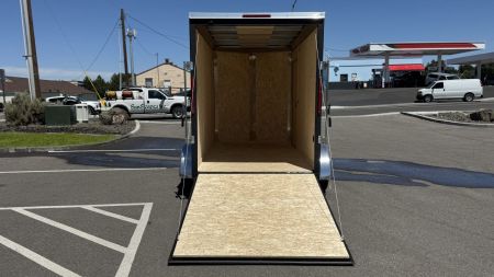 New 2026 Look Trailers 6X12 ST DLX FLAT TOP V-NOSE 7K Cargo / Enclosed Trailer