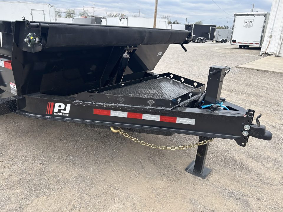New 2026 PJ Trailers 7 X 14 FT LOW PRO TELESCOPIC DUMP TRAILER 15K GVWR