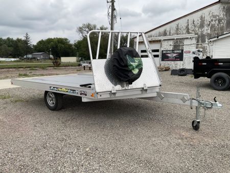 Used 2022 Aluma 8612DH Snowmobile Trailer