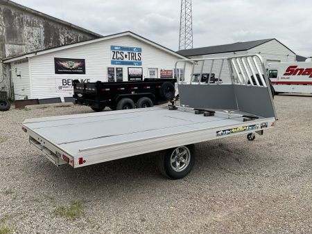 Used 2022 Aluma 8612DH Snowmobile Trailer