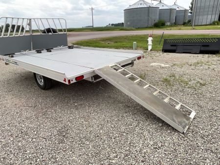 Used 2022 Aluma 8612DH Snowmobile Trailer