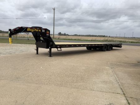 New 2027 Big Tex Trailers 25GN 30+5 Mega Ramp Tandem Dual Gooseneck Trailer (25.9K)