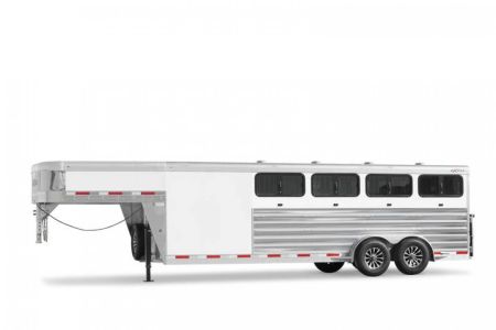 New 2027 Exiss Trailers Exhibitor 7022W 8 Pen Show Stock Trailer
