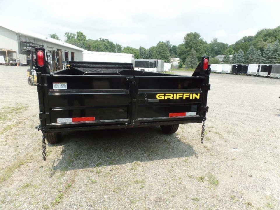New 2025 Griffin Trailers 14 FT, Dump Trailer 7X14, 2 ft. sides , 14,000 lb. GVWR, Triple Frame, Ramps Dump Trailer