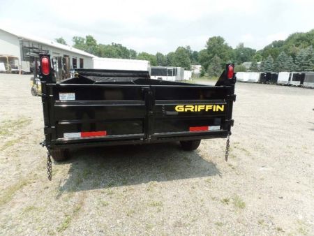 New 2025 Griffin Trailers 14 FT, Dump Trailer 7X14, 2 ft. sides , 14,000 lb. GVWR, Triple Frame, Ramps Dump Trailer