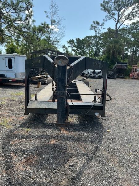Used 2008 Kaufman Trailers Gooseneck 7x34 2/Car Hauler dual axle