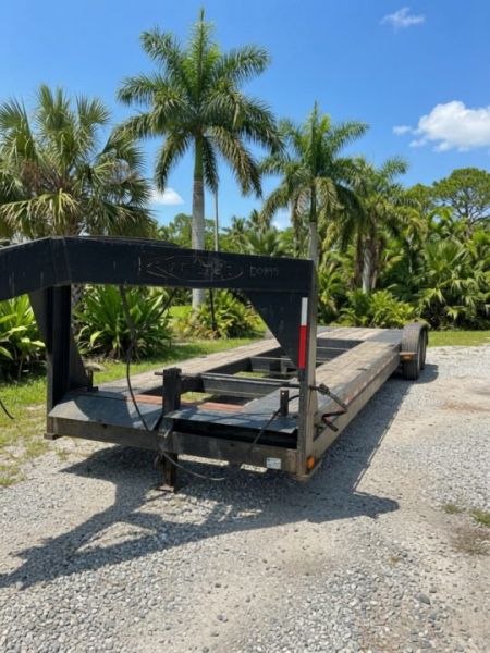 Used 2008 Kaufman Trailers Gooseneck 7x34 2/Car Hauler dual axle