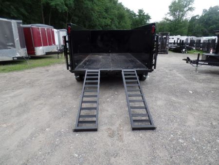 New GRIFFIN BRAND , 14 FT, Dump Trailer 7X14X4'High Sides 14,000 lb. GVWR, Griffin Brand. Triple Frame, Ramps