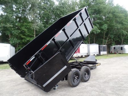 New GRIFFIN BRAND , 14 FT, Dump Trailer 7X14X4'High Sides 14,000 lb. GVWR, Griffin Brand. Triple Frame, Ramps
