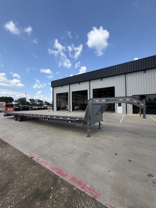 New 2026 Delco Trailers FA40 Flatbed Trailer