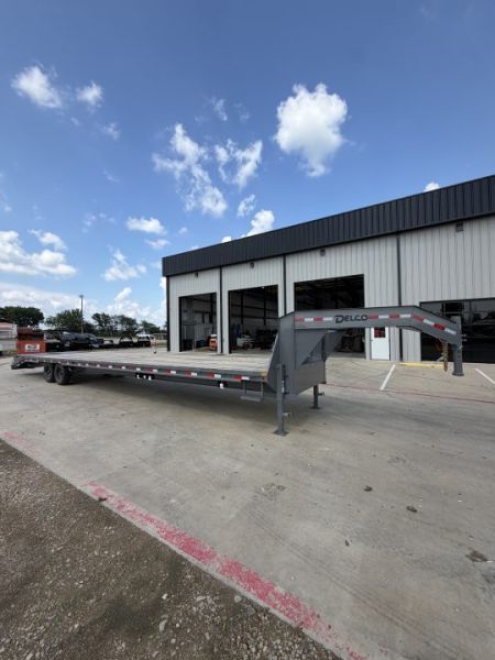 New 2026 Delco Trailers FA40 Flatbed Trailer