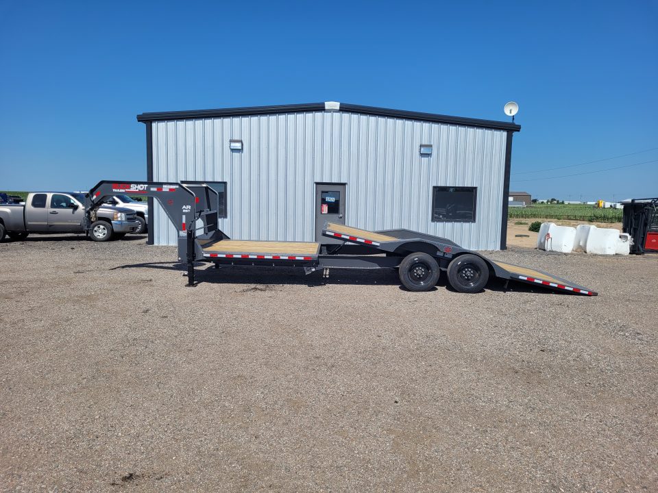 New 2026 Buckshot 102"x26' Gooseneck Tilt Trailer W/8K Axles