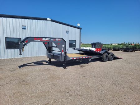 New 2026 Buckshot 102"x26' Gooseneck Tilt Trailer W/8K Axles