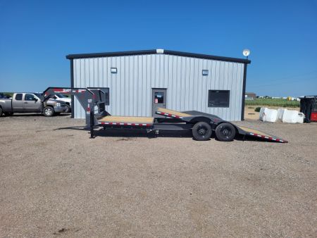 New 2026 Buckshot 102"x26' Gooseneck Tilt Trailer W/8K Axles