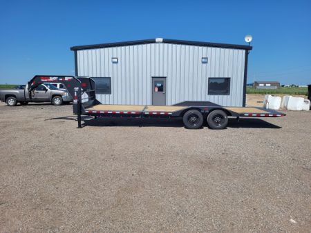 New 2027 Buckshot 102"x26' Gooseneck Tilt Trailer W/8K Axles