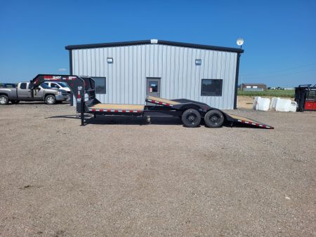 New 2027 Buckshot 102"x26' Gooseneck Tilt Trailer W/8K Axles
