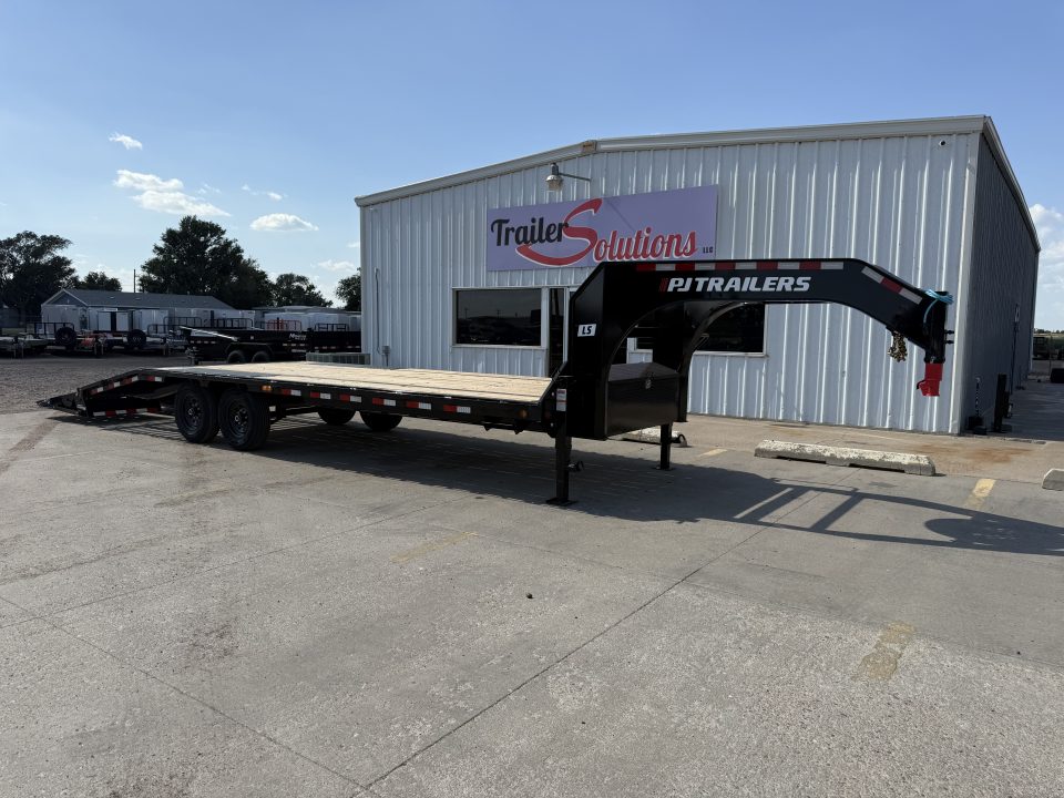New 2027 PJ Trailers 25' x 102" 7000LB Axles Flatbed Trailer