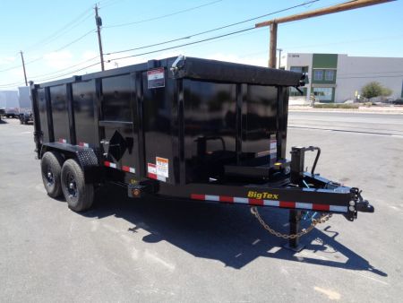 New 2027 Big Tex Trailers * 14LP-14 P4 * 14Ft 4Ft-Side Heavy Duty Ultra Low Profile 14k Dump Trailer w/ 4Ft Sides
