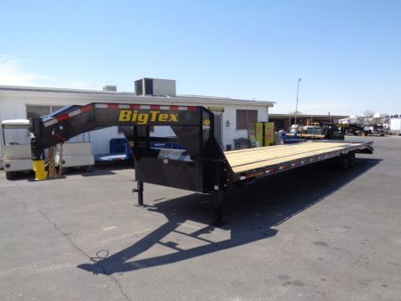 New 2027 Big Tex Trailer * 14GN-40D5A * 40ft Single Wheel Tandem Axle Gooseneck Trailer W/ Mega Ramps