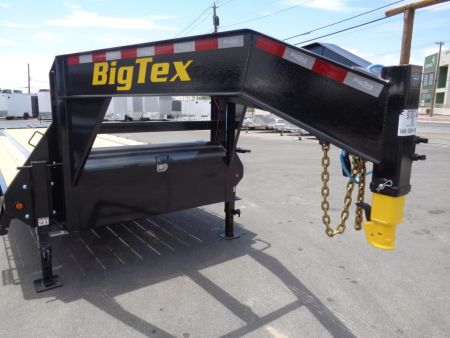 New 2027 Big Tex Trailer * 14GN-33D5A * 33ft Single Wheel Tandem Axle Gooseneck Trailer W/ Mega Ramps