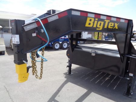 New 2027 Big Tex Trailer * 14GN-33D5A * 33ft Single Wheel Tandem Axle Gooseneck Trailer W/ Mega Ramps