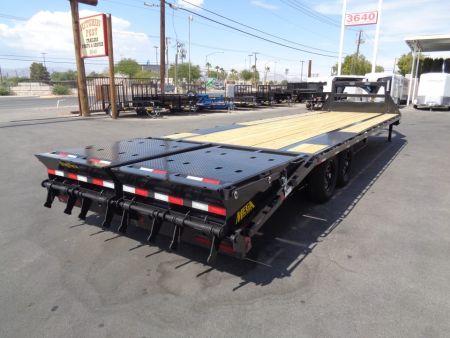 New 2027 Big Tex Trailer * 14GN-30D5A * 30ft Single Wheel Tandem Axle Gooseneck Trailer W/ Mega Ramps