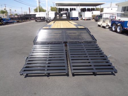 New 2027 Big Tex Trailer * 14GN-30D5A * 30ft Single Wheel Tandem Axle Gooseneck Trailer W/ Mega Ramps