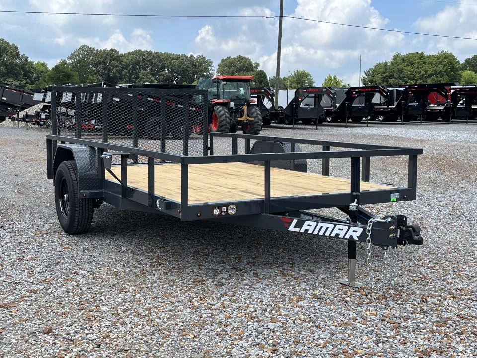 New 2027 Lamar 83"X12' 5K Utility Trailer