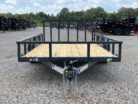 New 2027 Lamar 83"X12' 5K Utility Trailer