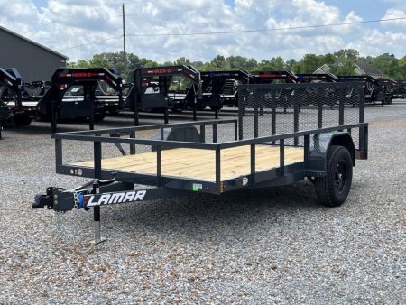 New 2027 Lamar 83"X12' 5K Utility Trailer