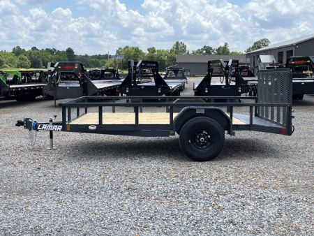 New 2027 Lamar 83"X12' 5K Utility Trailer