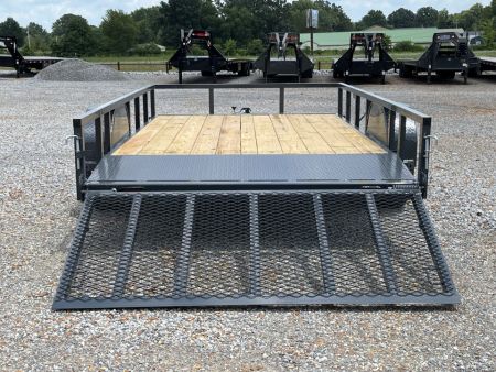 New 2027 Lamar 83"X12' 5K Utility Trailer