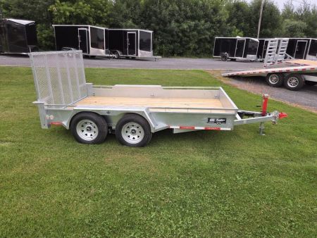 New 2026 Galvanized 7'x12' TA-3500 Utility Trailer