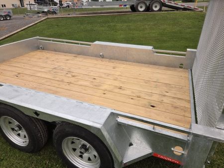 New 2026 Galvanized 7'x12' TA-3500 Utility Trailer