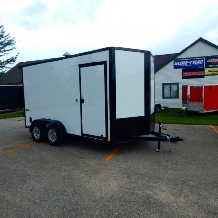 New 2027 Impact Trailers 7 X 14 Quake Flat Top V-Nose 7K Cargo / Enclosed Trailer