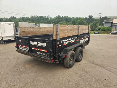 Used 2022 Iron Bull 7X14 14K Dump Trailer
