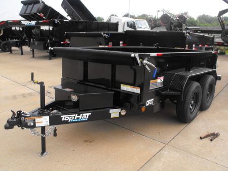 New Dump Trailer 5 X 10 Tarp Included 7000 GVWR