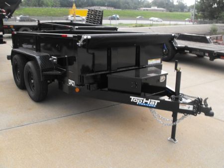 New Dump Trailer 5 X 10 Tarp Included 7000 GVWR