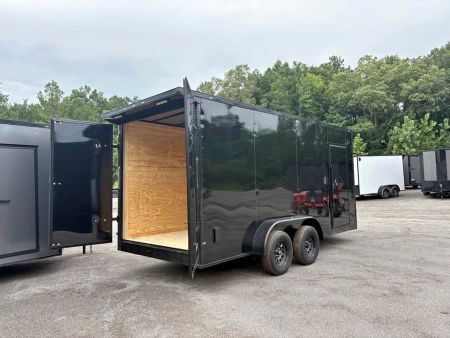 New 2026 Oak Ridge 7x16TA Cargo / Enclosed Trailer BARN DOORS