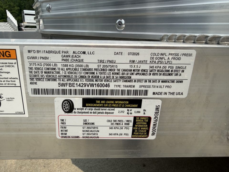 New 2026 High Country Xpress Trailers 7.5x14 XLT PRO Enclosed Trailer - Red - w/ Ramp - 7000# GVWR