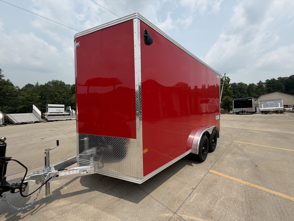 New 2026 High Country Xpress Trailers 7.5x14 XLT PRO Enclosed Trailer - Red - w/ Ramp - 7000# GVWR
