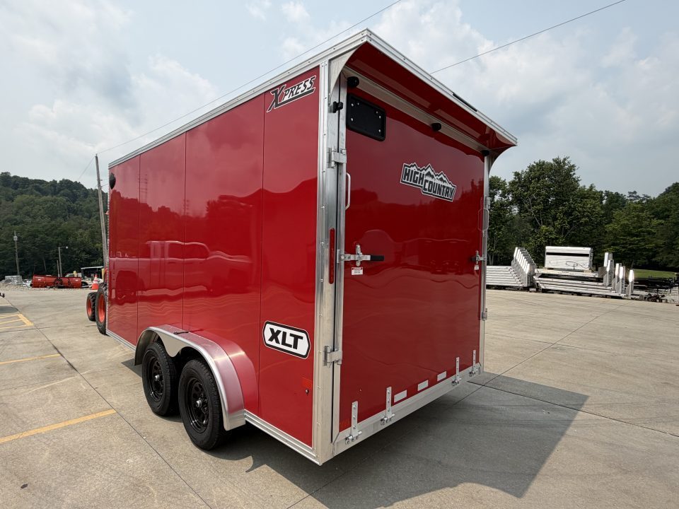 New 2026 High Country Xpress Trailers 7.5x14 XLT PRO Enclosed Trailer - Red - w/ Ramp - 7000# GVWR